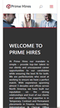 Mobile Screenshot of primehires.com